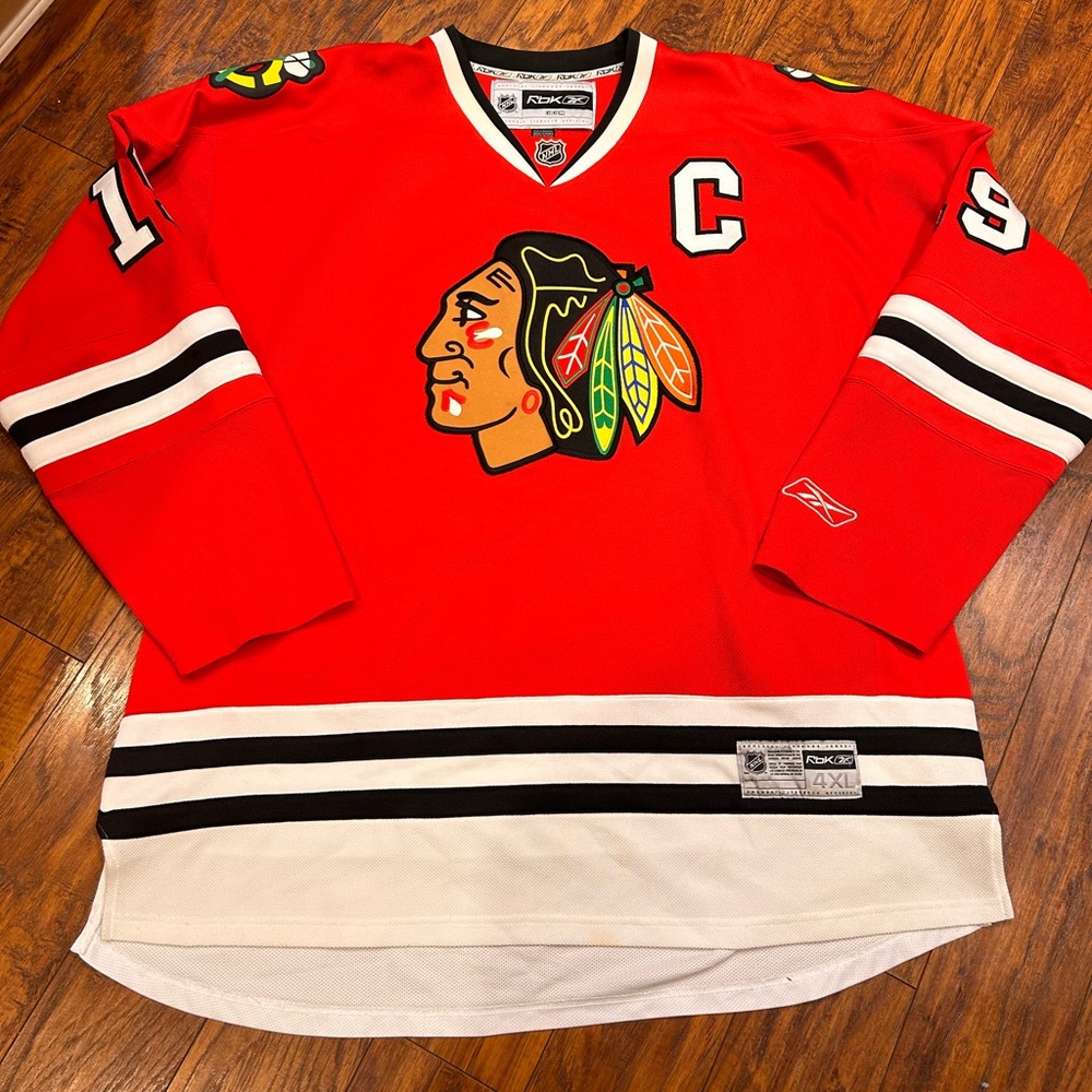 JONATHAN TOEWS Chicago Blackhawks hockey jersey NHL CCM REEBOK 4XL